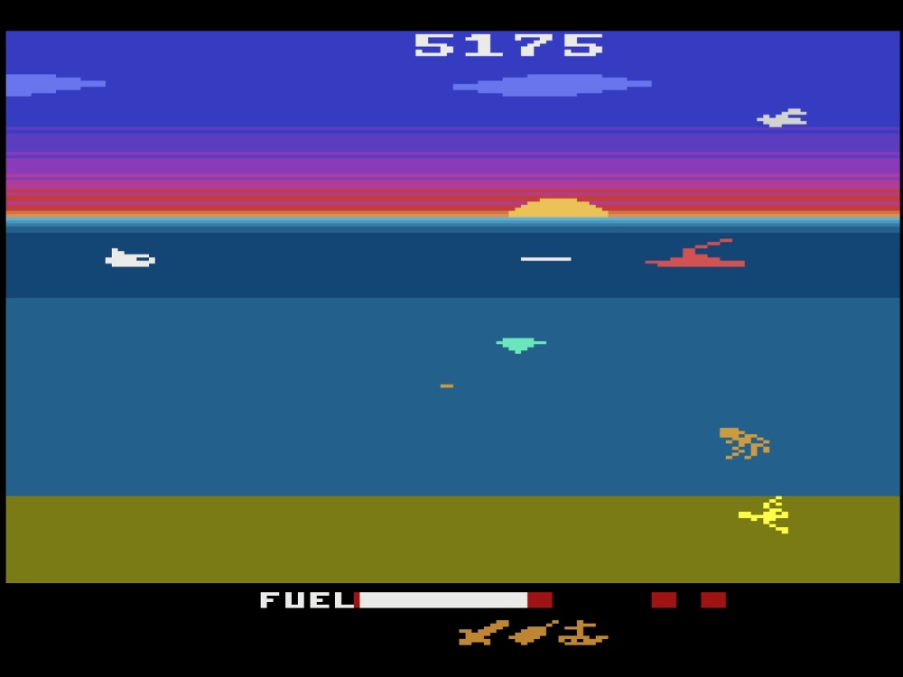 Gameplay of Crash Dive for Atari 2600